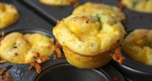 High Protein Omelet Muffins | not too sweet